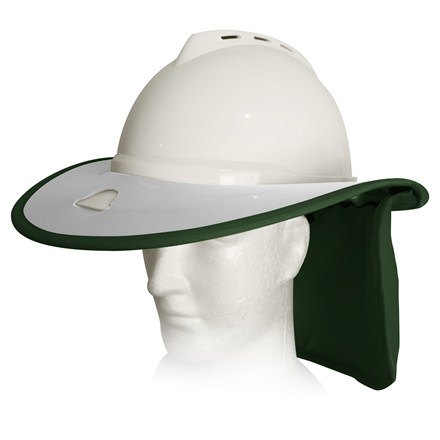 MSA V Gard 500 Snap Brim - White / Green